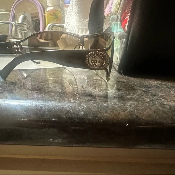 Gucci Dark Brown Sunglasses with Case - Picture 9 of 13